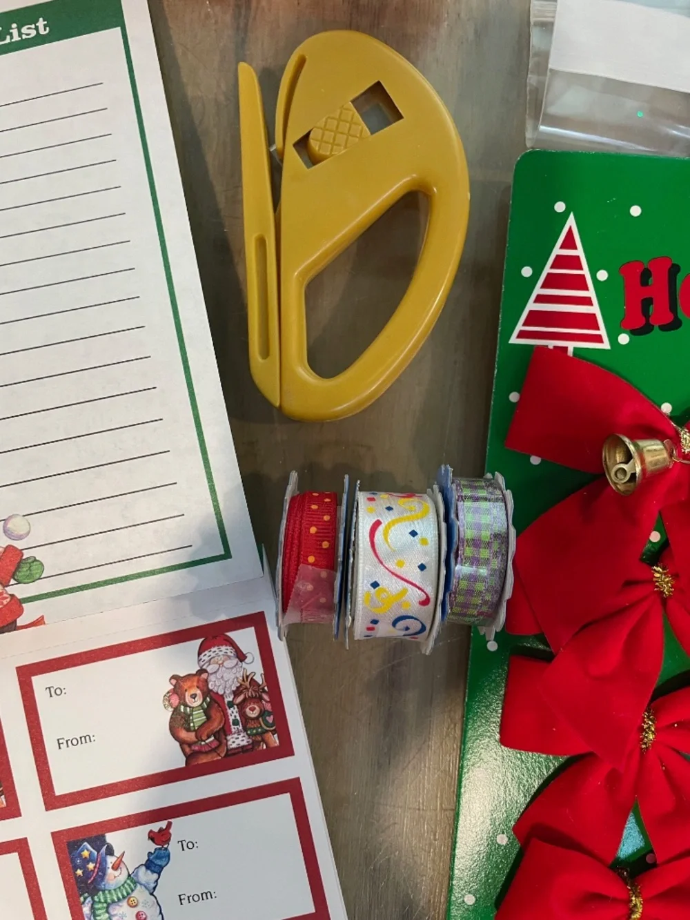 Huge Lot of Holiday Gift Wrapping Supplies & Ornaments
